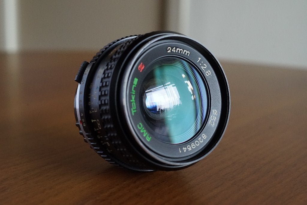 Tokina RMC II 24mm f2.8 Olympus OM, Ophalen, Gebruikt, Tokina, Multi-coated