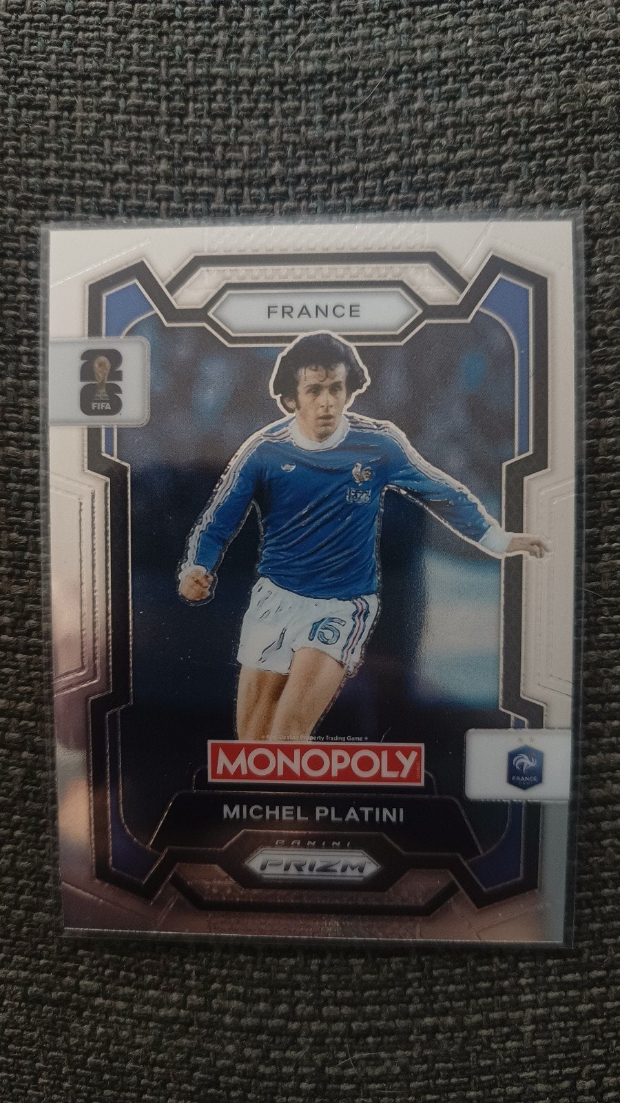 Michel Platini Monopoly Prizm FIFA Voetbal kaart, Ophalen of Verzenden, Zo goed als nieuw, Buitenlandse clubs, Spelerskaart