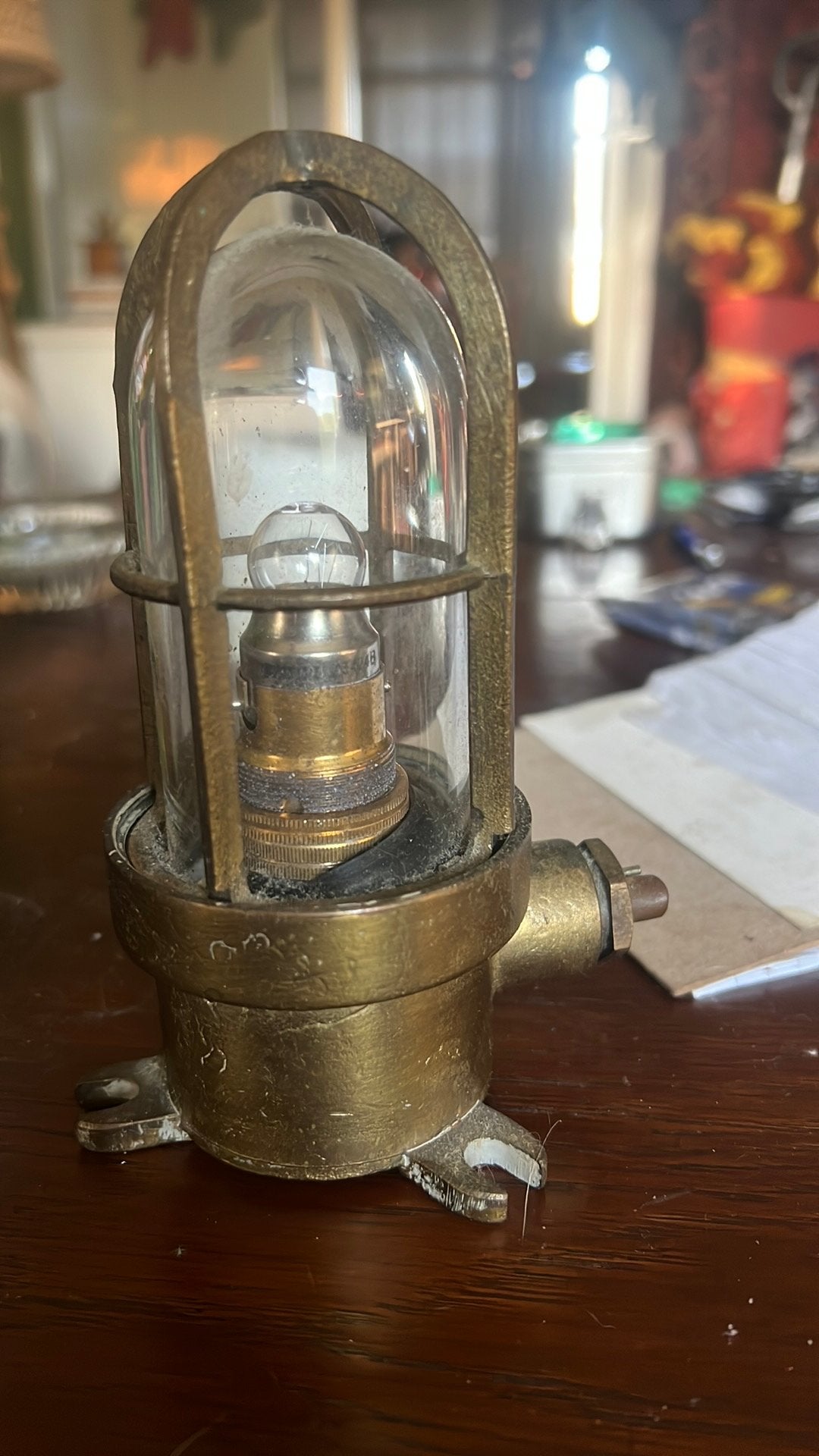 mooie boot lamp, Antiek en Kunst, Ophalen of Verzenden