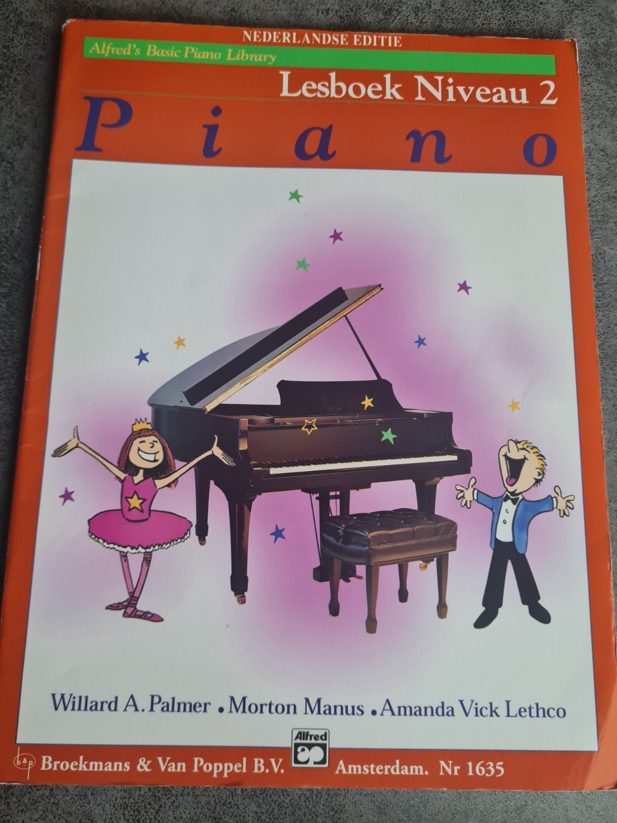 Alfred's Basic Piano Library - Lesboek Niveau 2, Gebruikt, Overige genres, Les of Cursus, Ophalen of Verzenden