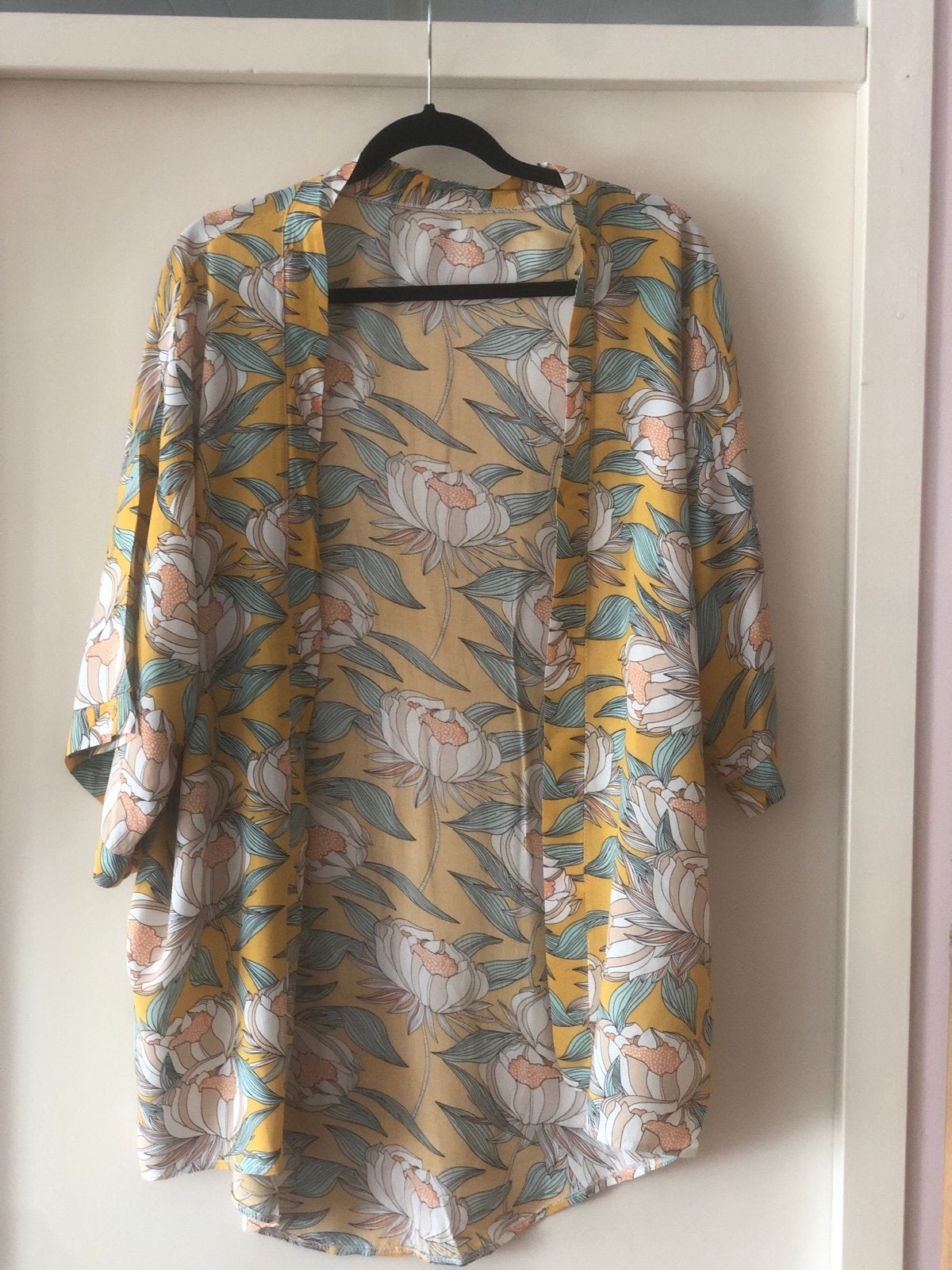 Mooi kimono jasje van Ale Hop, maat S/M, nieuwstaat, Ophalen of Verzenden, Zo goed als nieuw, Maat 38/40 (M), Geel