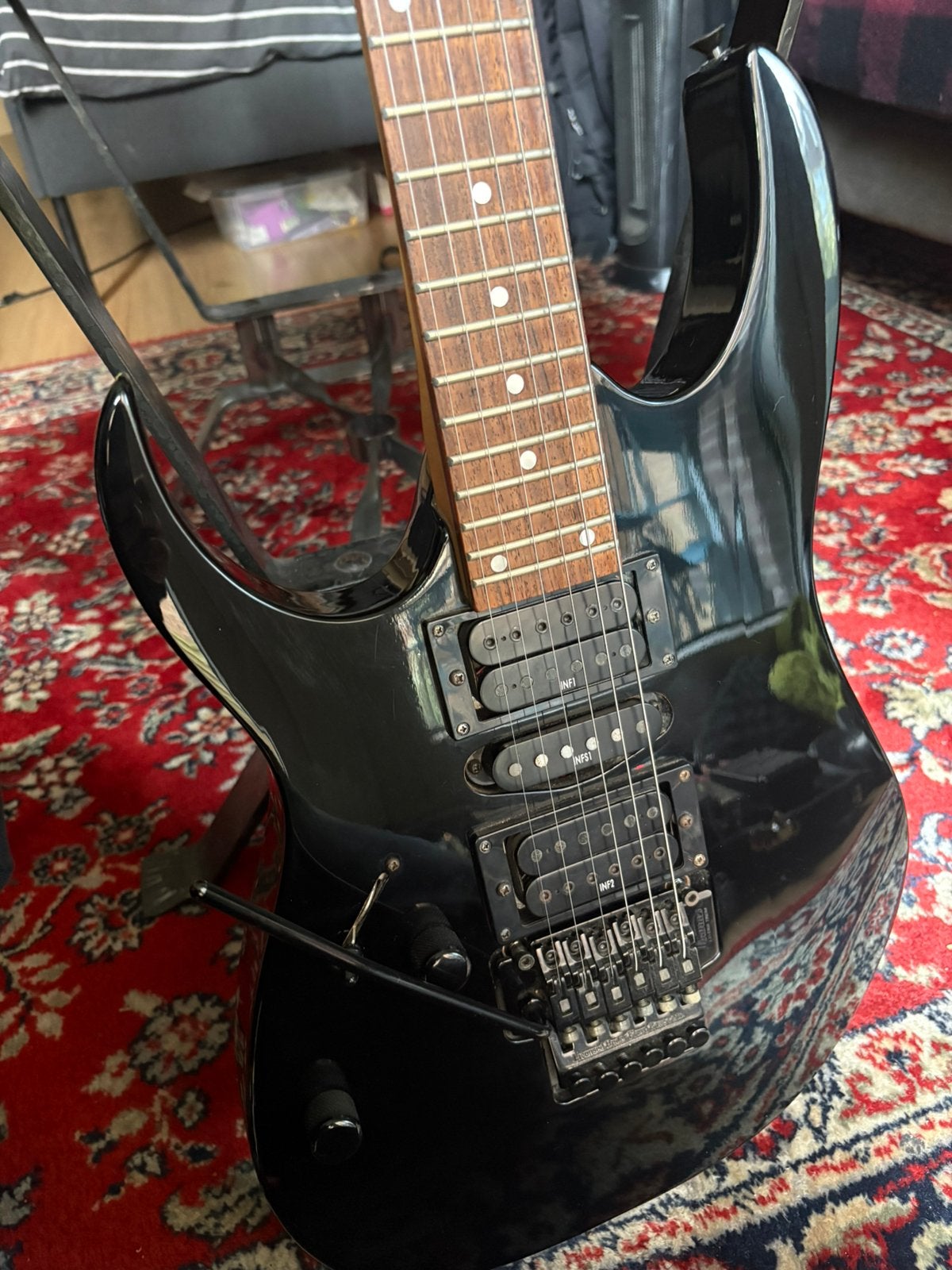 Linkshandige Ibanez RG470 1995, Ophalen, Gebruikt, Solid body, Ibanez