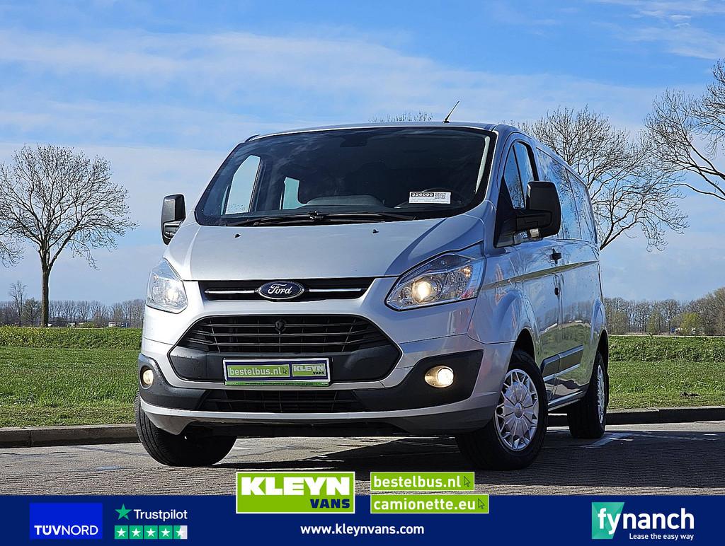 FORD TRANSIT CUSTOM ac dubbel cabine 6p, Voorwielaandrijving, Euro 5, 125 pk, Gebruikt