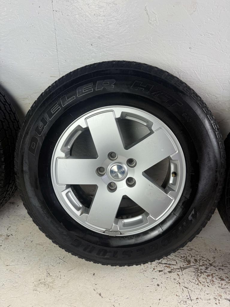 5x Originele Jeep Wrangler JL velgen 18" 5x127 zomerset 10mm, Auto-onderdelen, Banden en Velgen, Niet ingevuld, 18 inch, Gebruikt