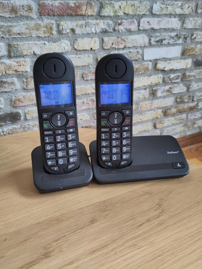 Telefoon Profoon PDX-6320 basis+handset, Telecommunicatie, Vaste telefoons | Handsets en Draadloos, 1 handset, Ophalen of Verzenden