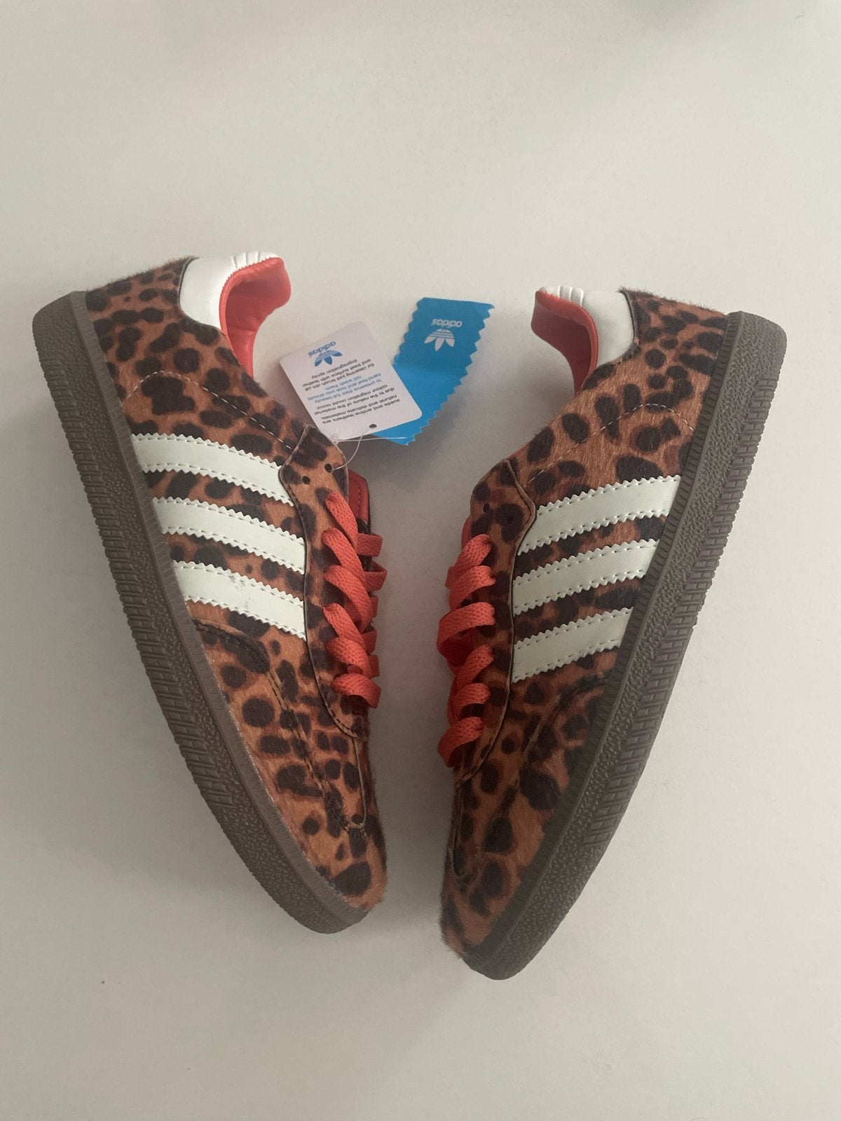 Adidas Samba Leopard Print Sneakers - Nieuw met labels, Bruin, Nieuw, Ophalen of Verzenden, Sneakers of Gympen