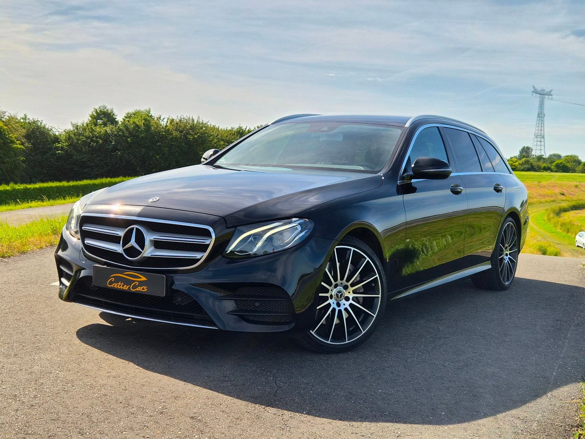 Mercedes-Benz E-klasse Estate 400 4MATIC Prestige AMG-Pakket, Auto's, Mercedes-Benz, Automaat, Gebruikt, Zwart, Zwart
