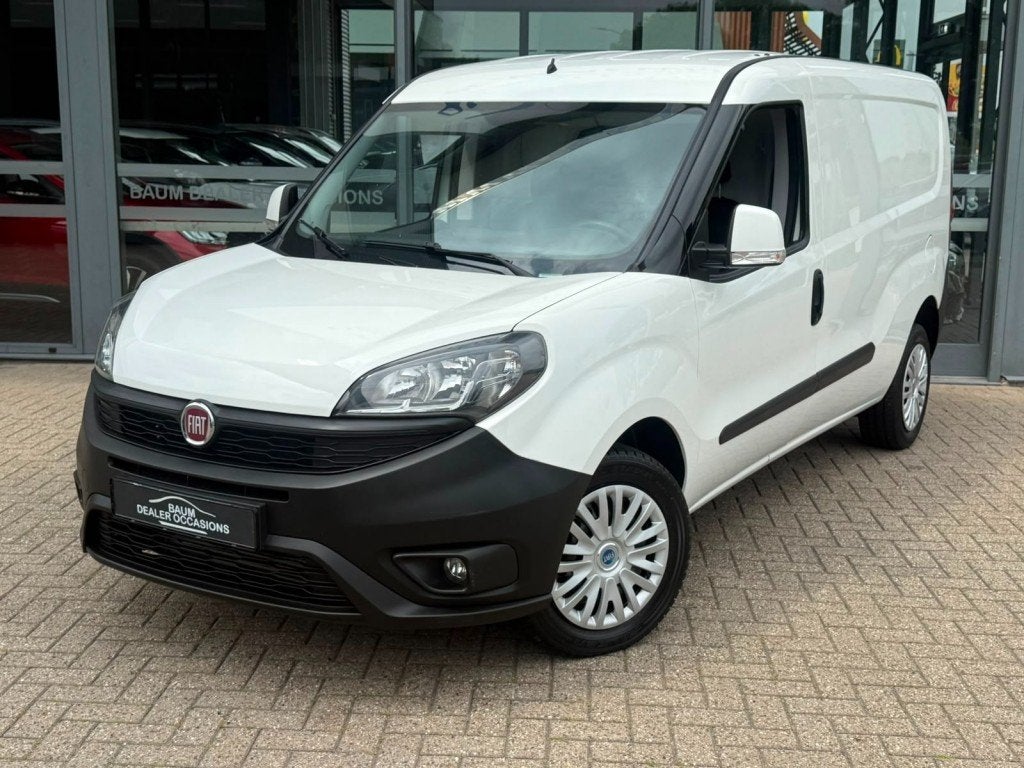 Fiat DOBLO CARGO 1.4 T-JET 120PK L2H1 MAXI SX AIRCO PDC SCHU, Auto's, Wit, Handgeschakeld, 2 stoelen, 1368 cc
