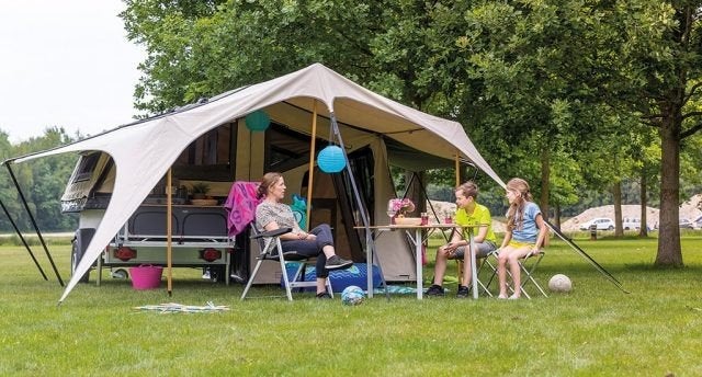 Huur Campooz Fat Freddy vouwwagen - snel opgezet, compleet!, Caravans en Kamperen, Ophalen