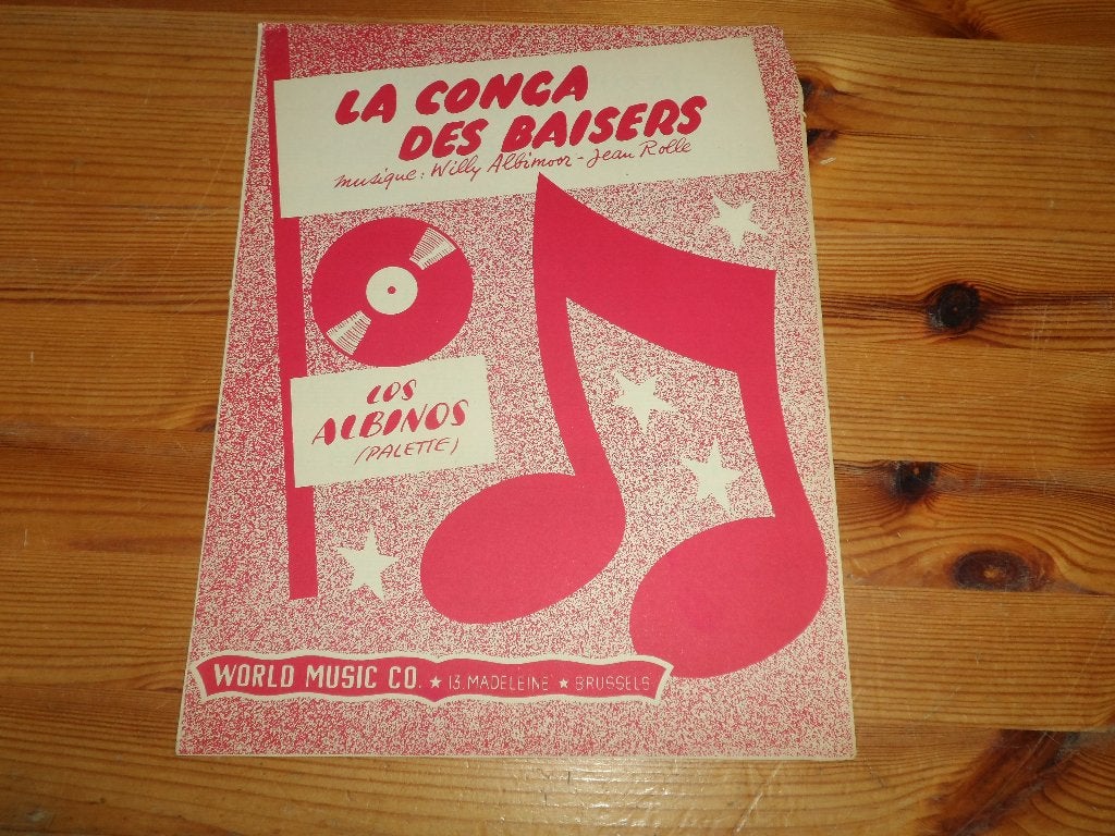 La conga des baisers - willy albimoor / jean rolle, Gebruikt, Gitaar, Ophalen of Verzenden, Artiest of Componist