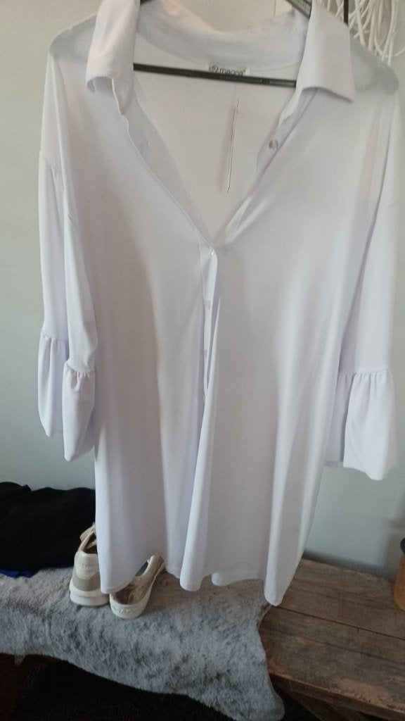 magna blouse nieuw maat 52 54, Ophalen of Verzenden, Nieuw, Wit, Blouse of Tuniek