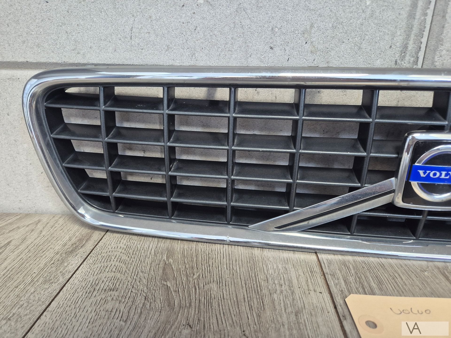 Grille in voorbumper van Volvo S40 V50 2004 - 2006 blokjes, Gebruikt, -, -, Ophalen of Verzenden