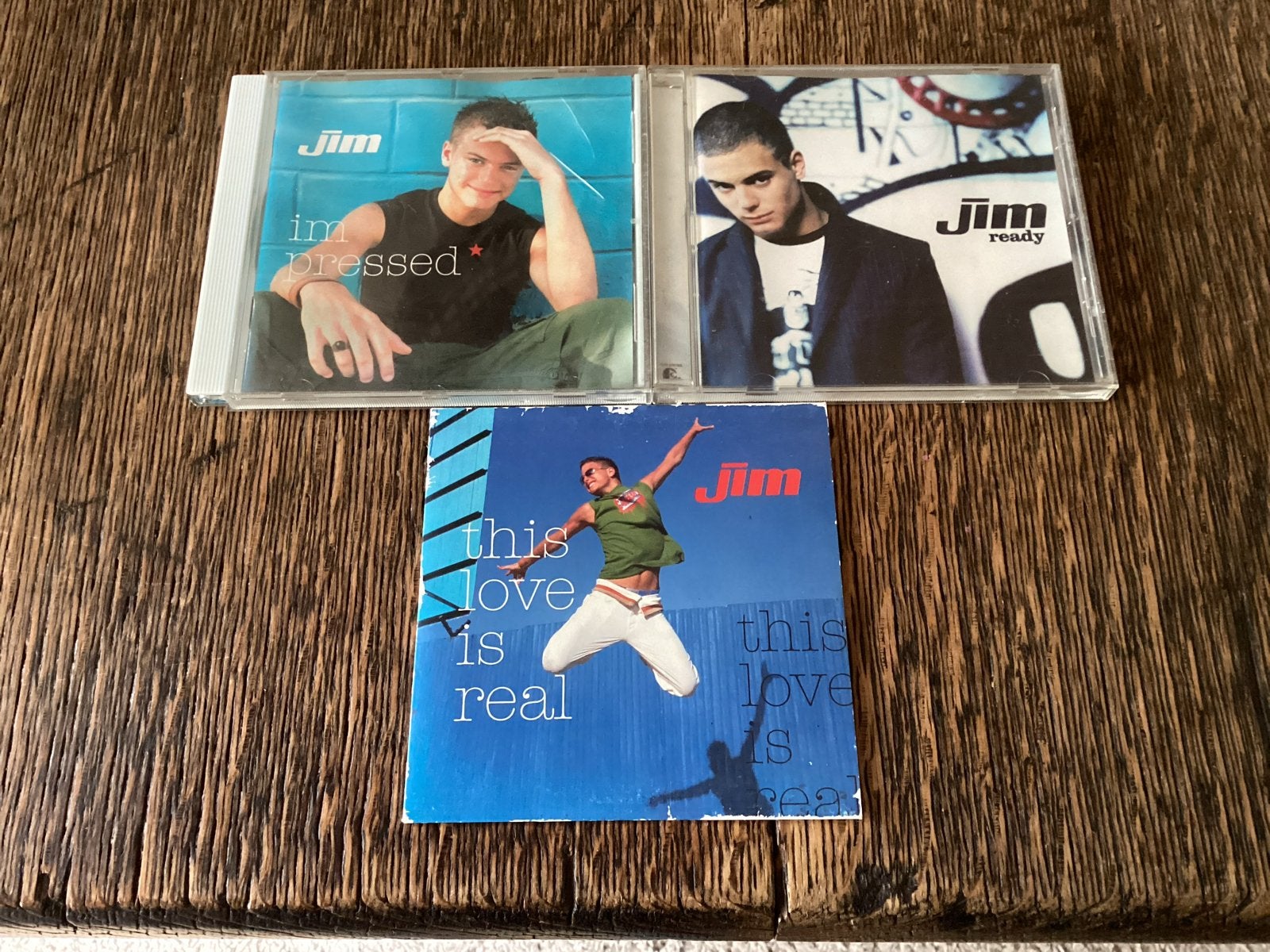 Jim Bakkum CD's: Im Pressed, Ready & This Love Is Real, 4€, Ophalen of Verzenden, Gebruikt, Pop, Album