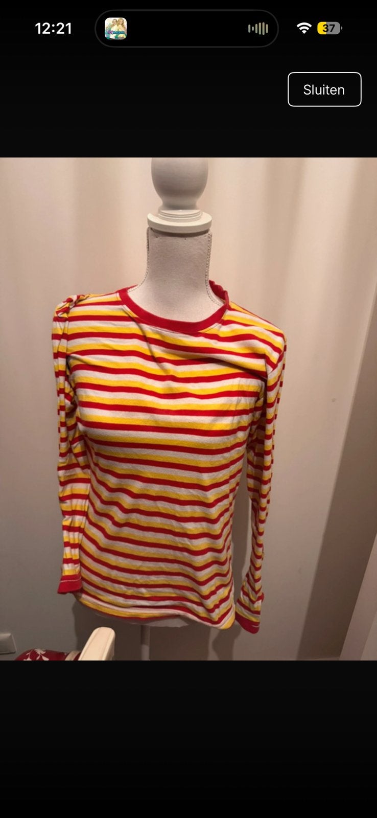 Oeteldonk shirt, Maat 38/40 (M), Meerkleurig, Ophalen of Verzenden, Lange mouw