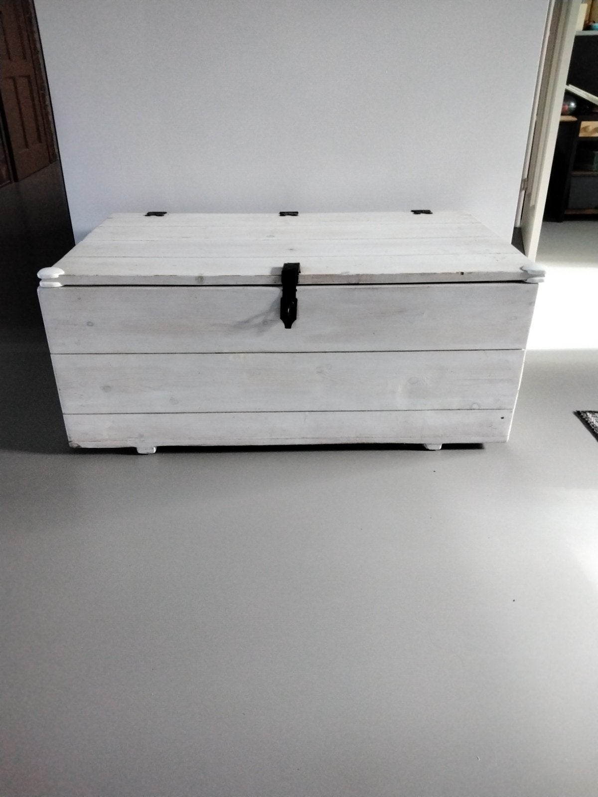 grote grenen dekenkist, salontafel, Huis en Inrichting, Ophalen, Gebruikt, 50 tot 100 cm, 50 tot 75 cm