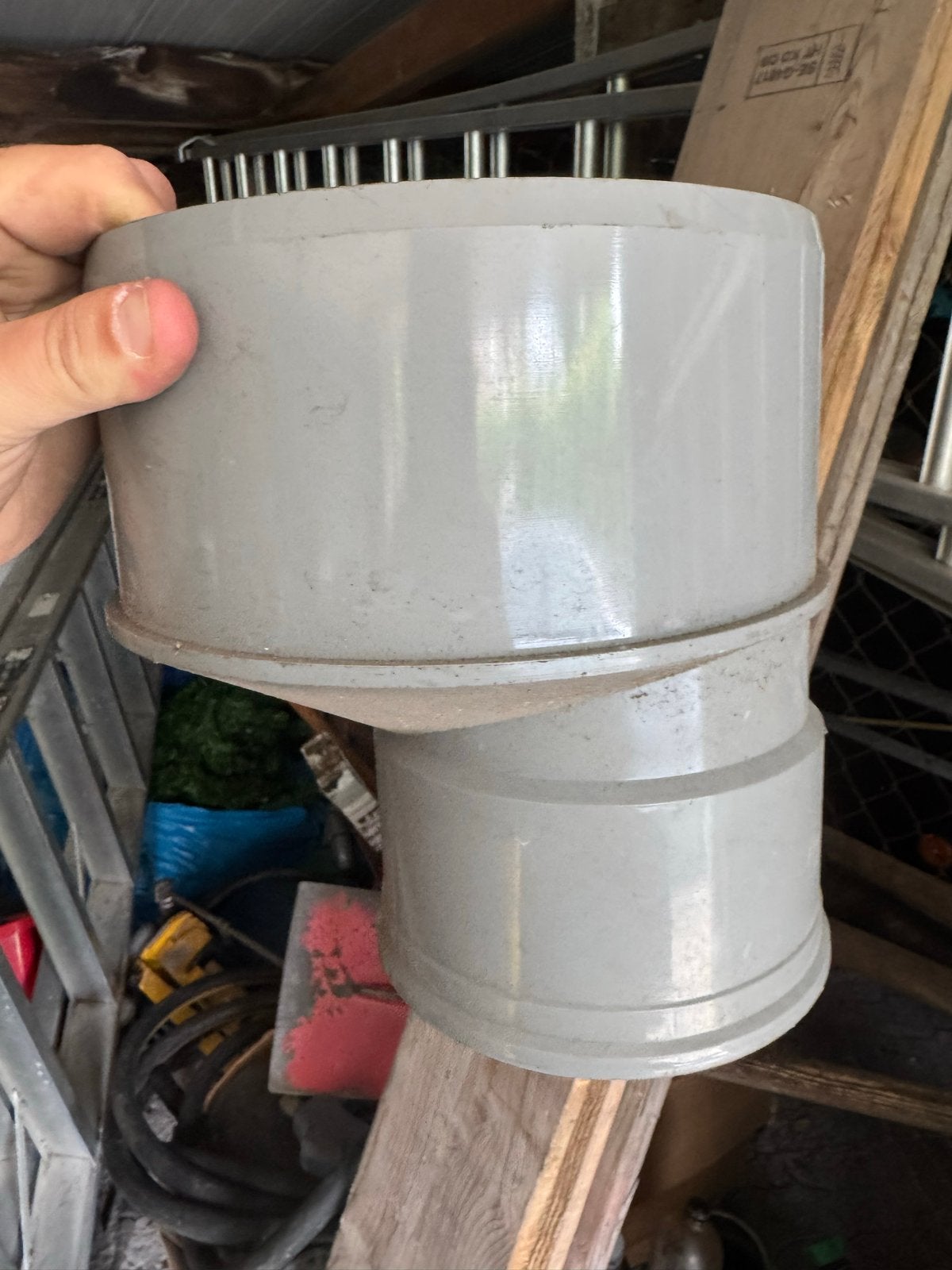 Dyka PVC bocht 200-125 mm, Doe-het-zelf en Verbouw, Buizen en Afvoer, Bochten, Pvc, Nieuw, Ophalen of Verzenden