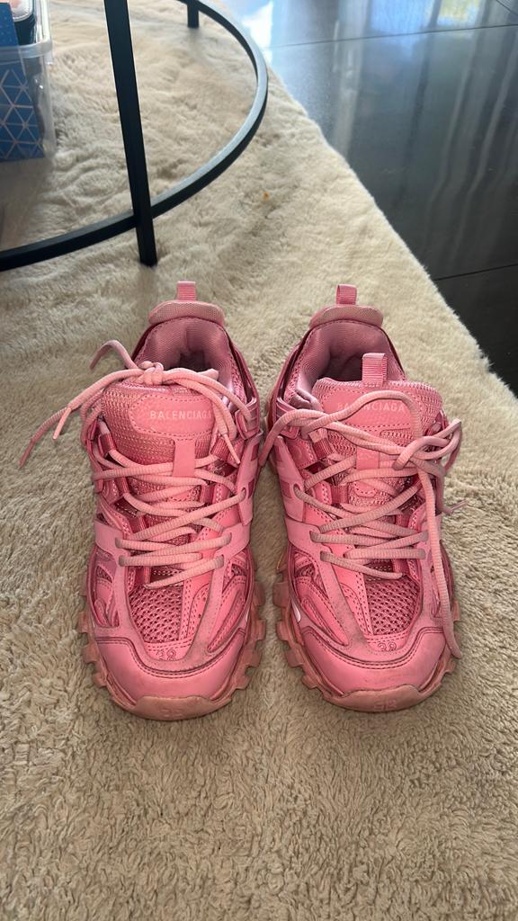 Roze Balenciaga Track schoenen maat 38, Kinderen en Baby's, Ophalen of Verzenden, Zo goed als nieuw, Meisje, Schoentjes