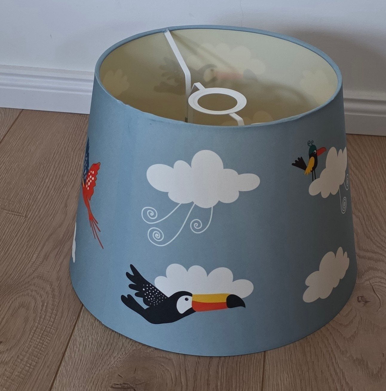 IKEA TROLLAKULLA lampenkap, Gebruikt, Rond, Textiel, 24 cm