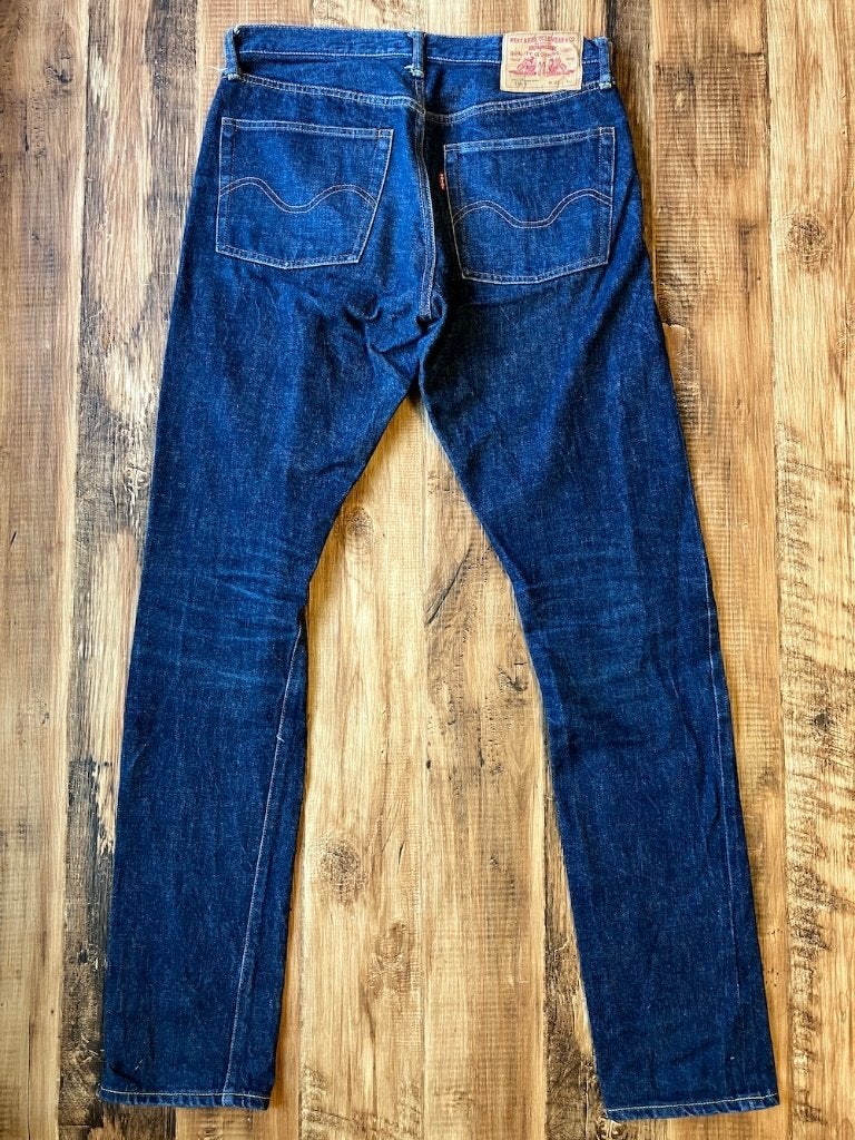 WESTRIDE 1965ET W31 x L33 90s Japanese Selvedge Jeans, Blauw, W32 (confectie 46) of kleiner, Ophalen of Verzenden, Gedragen