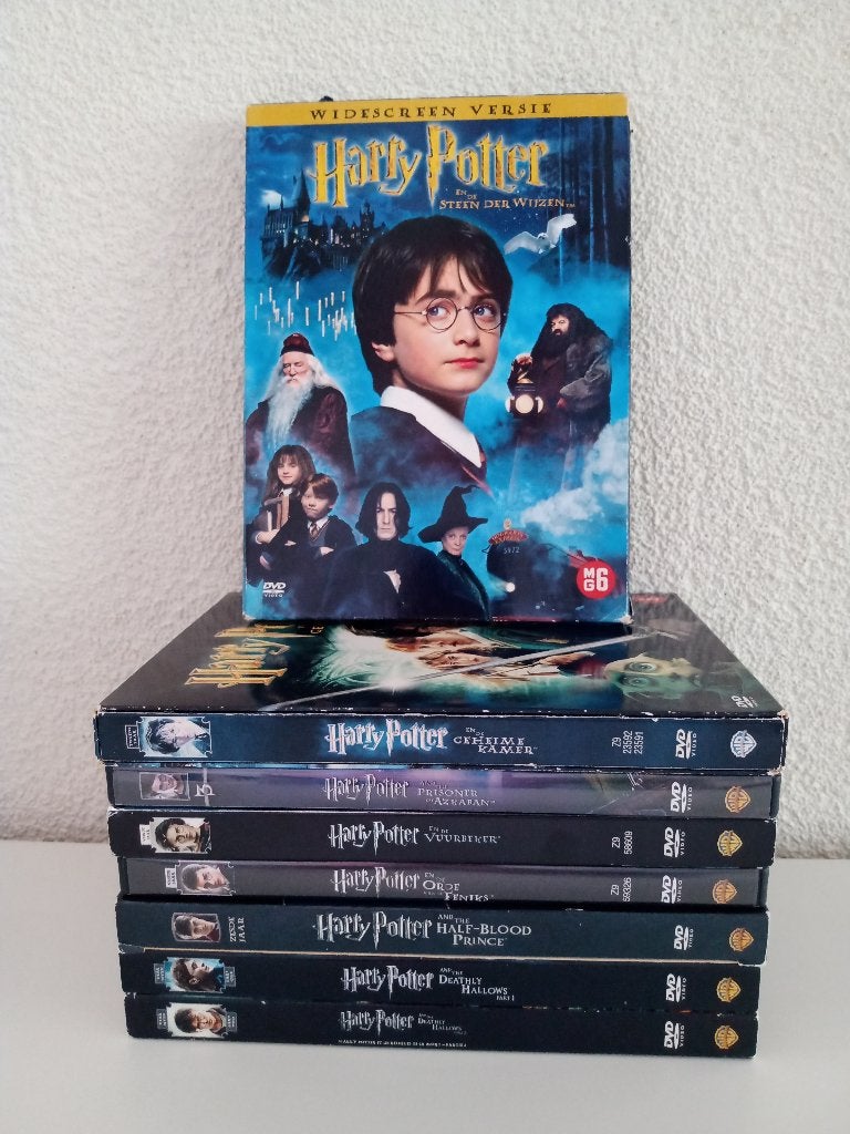 Complete Serie van HARRY POTTER Films, Vanaf 12 jaar, Ophalen of Verzenden, Gebruikt, Actie en Avontuur