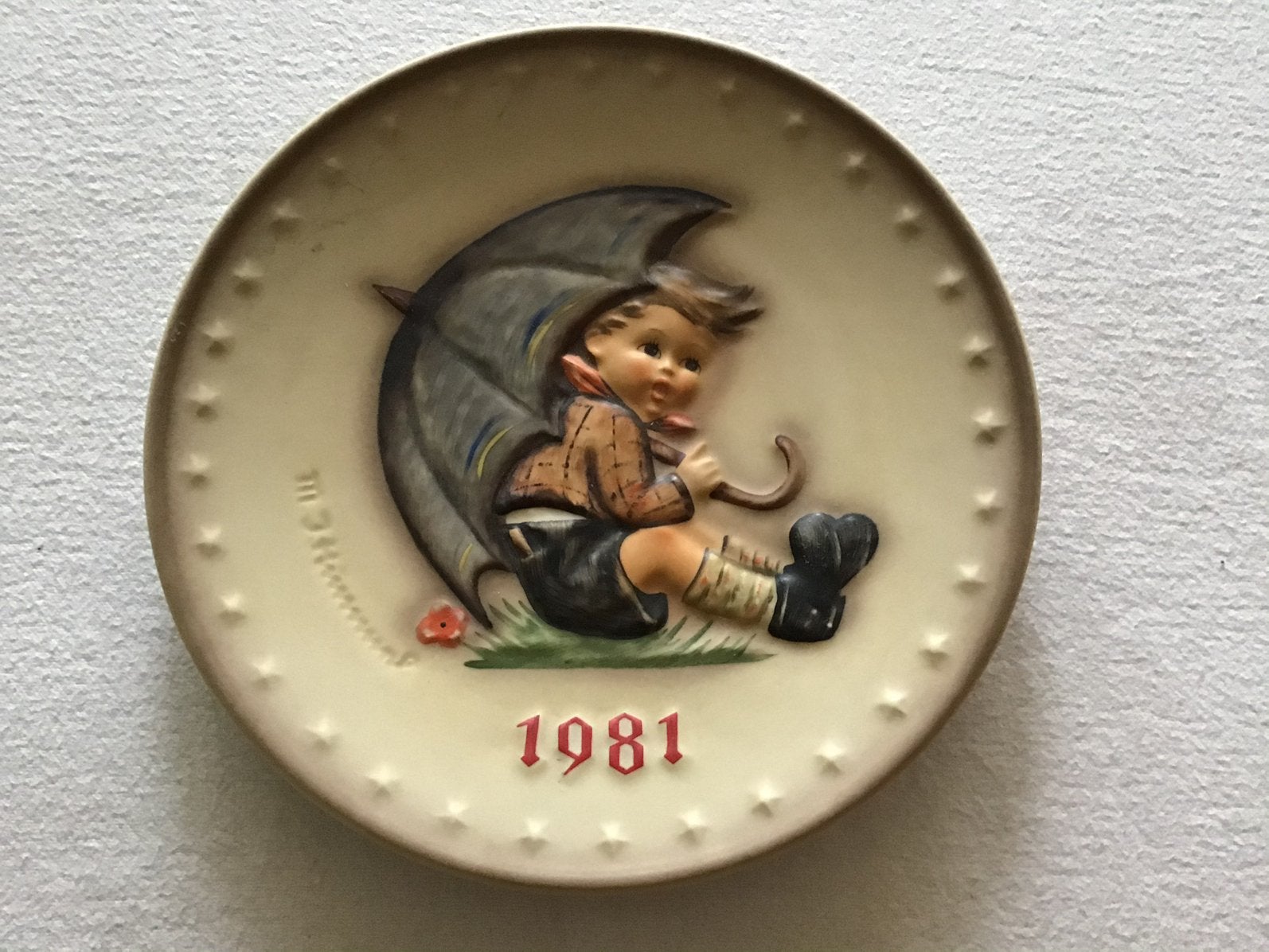 Hummel bord 1981, Antiek en Kunst, Ophalen of Verzenden