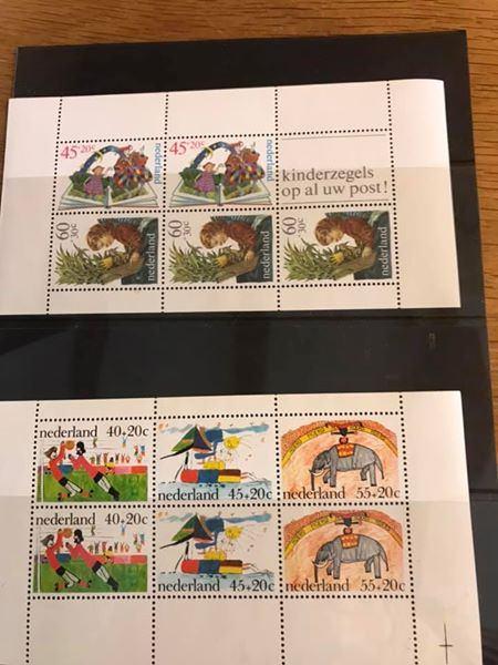 kinderpostzegels  velletjes (gulden), Ophalen of Verzenden, Na 1940, Postfris