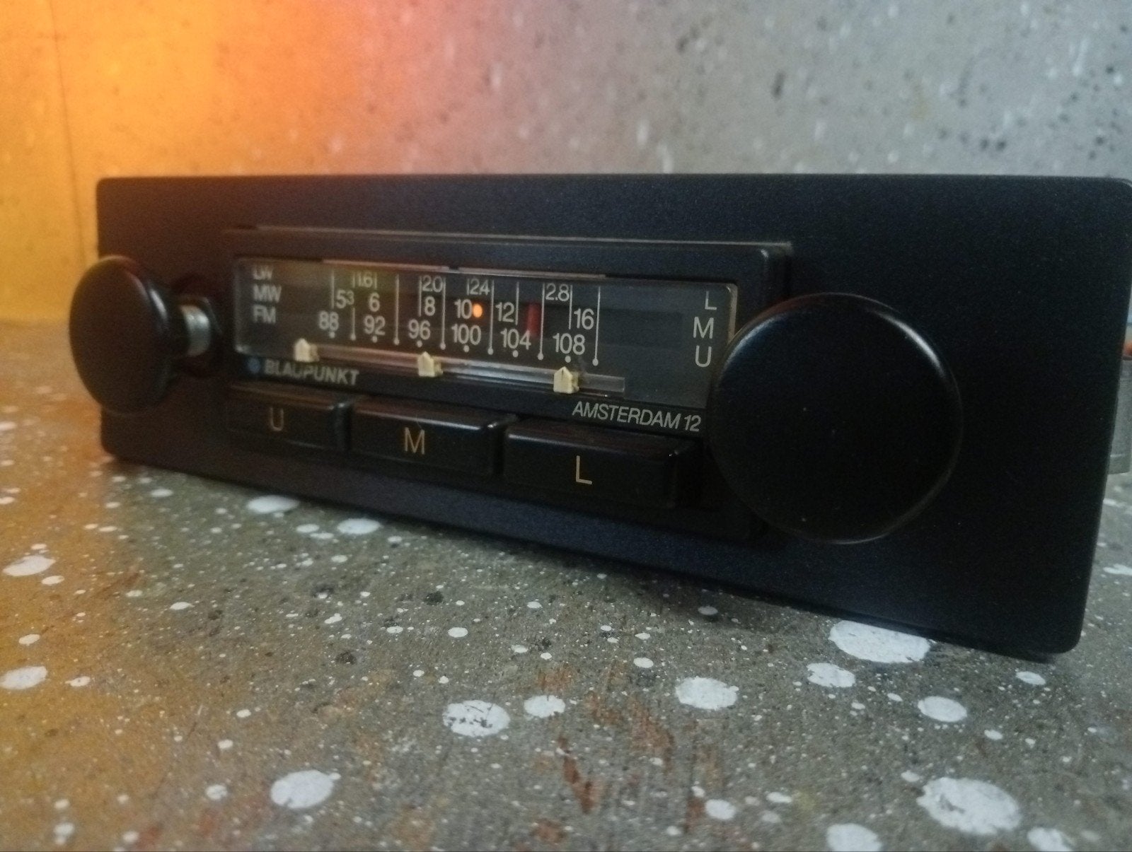 Blaupunkt Amsterdam 12 Radio FM Oldtimer, Ophalen of Verzenden