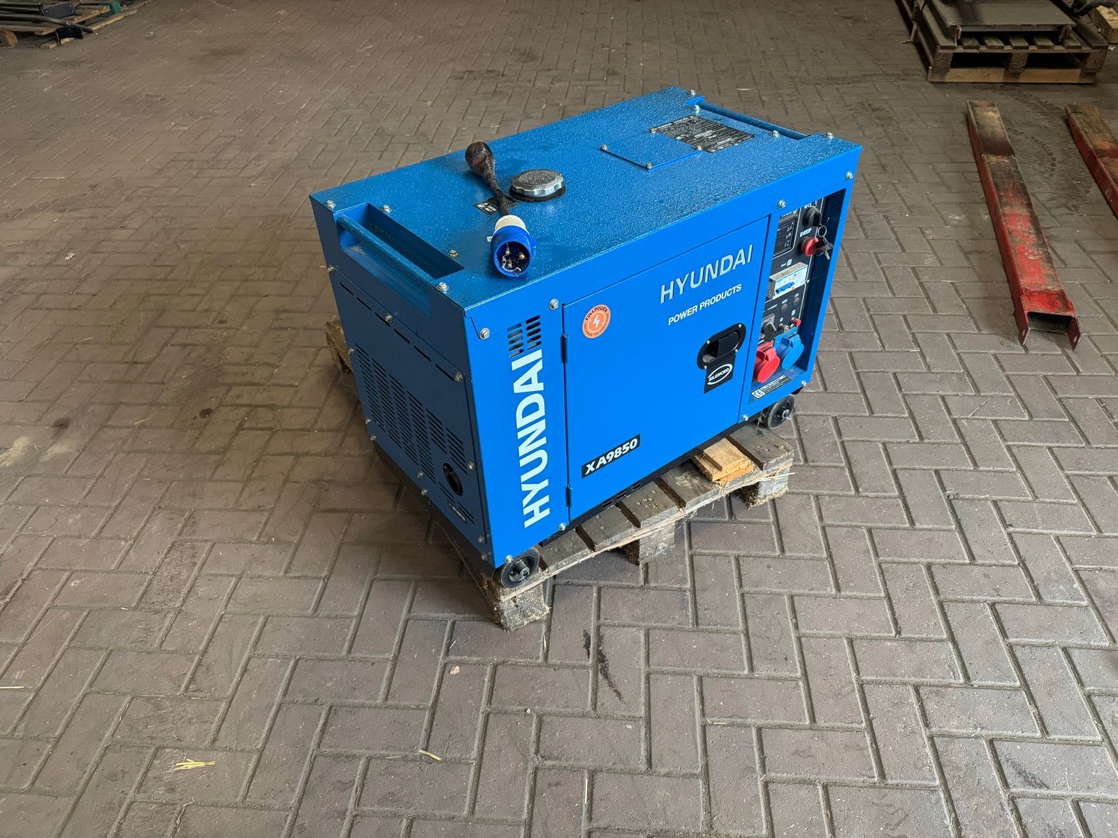 Hyundai XA9850 Diesel Generator Aggregaat, Ophalen, Elektrisch startend, Dieselolie, Nieuw