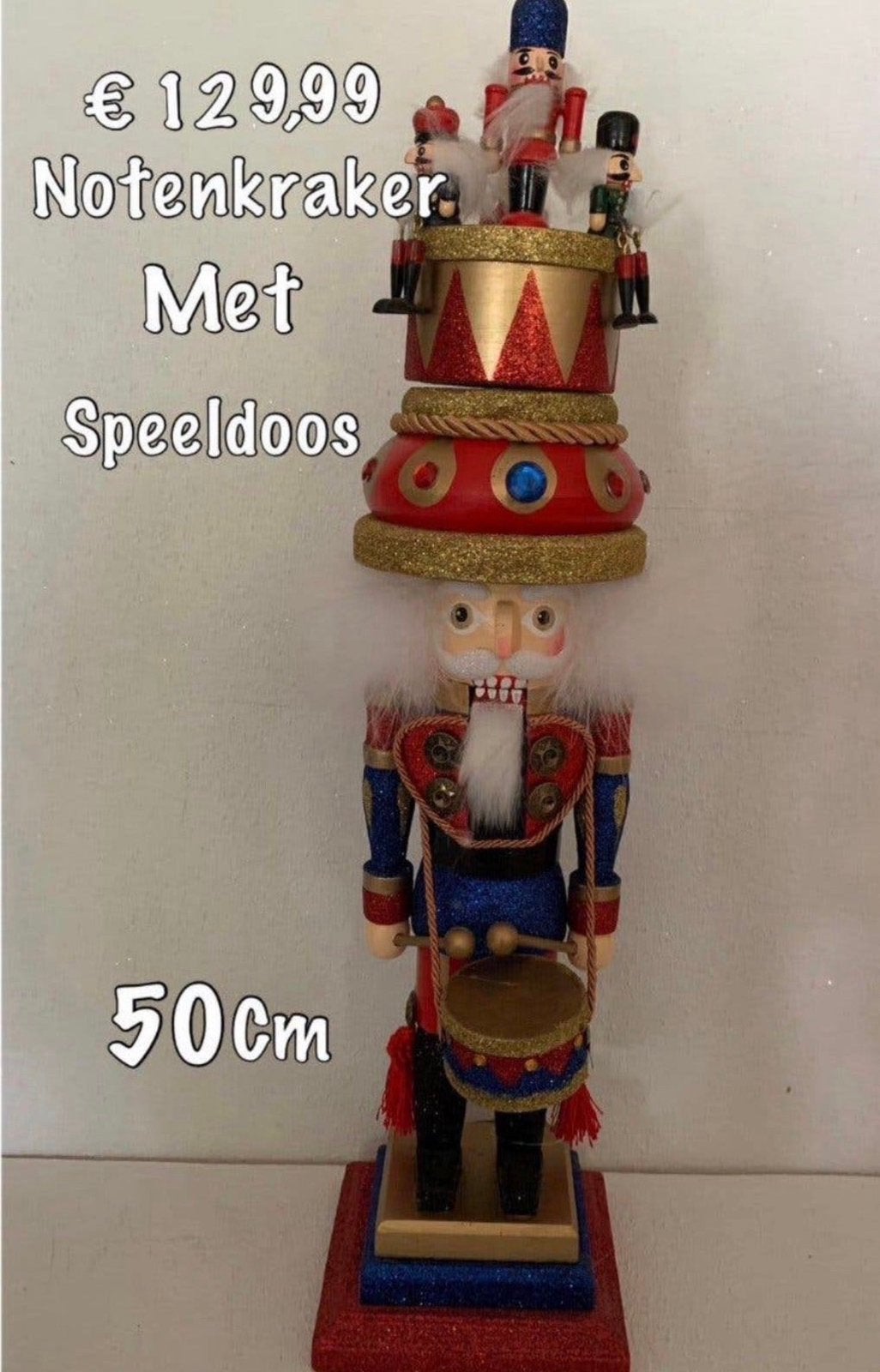 Notenkraker met speeldoos, Ophalen of Verzenden, Nieuw