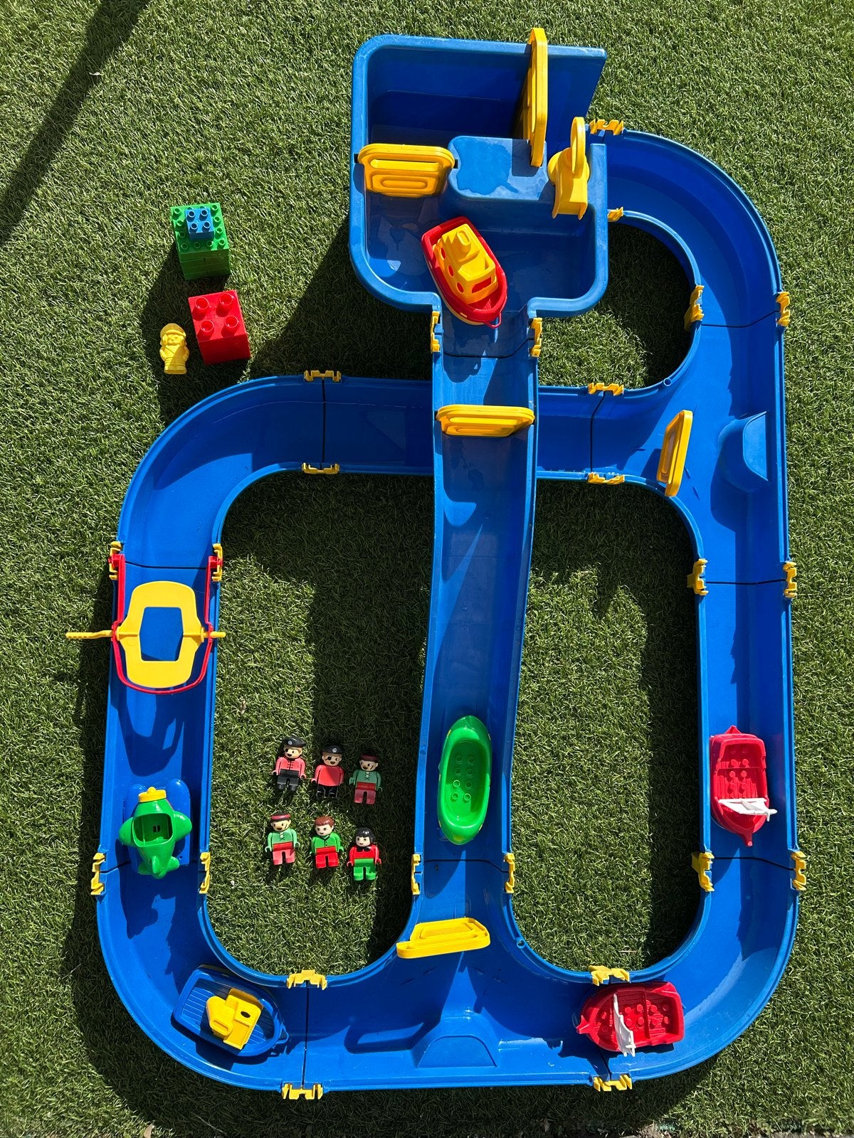 AquaPlay waterbaan met bootjes en poppetjes, Ophalen, Gebruikt