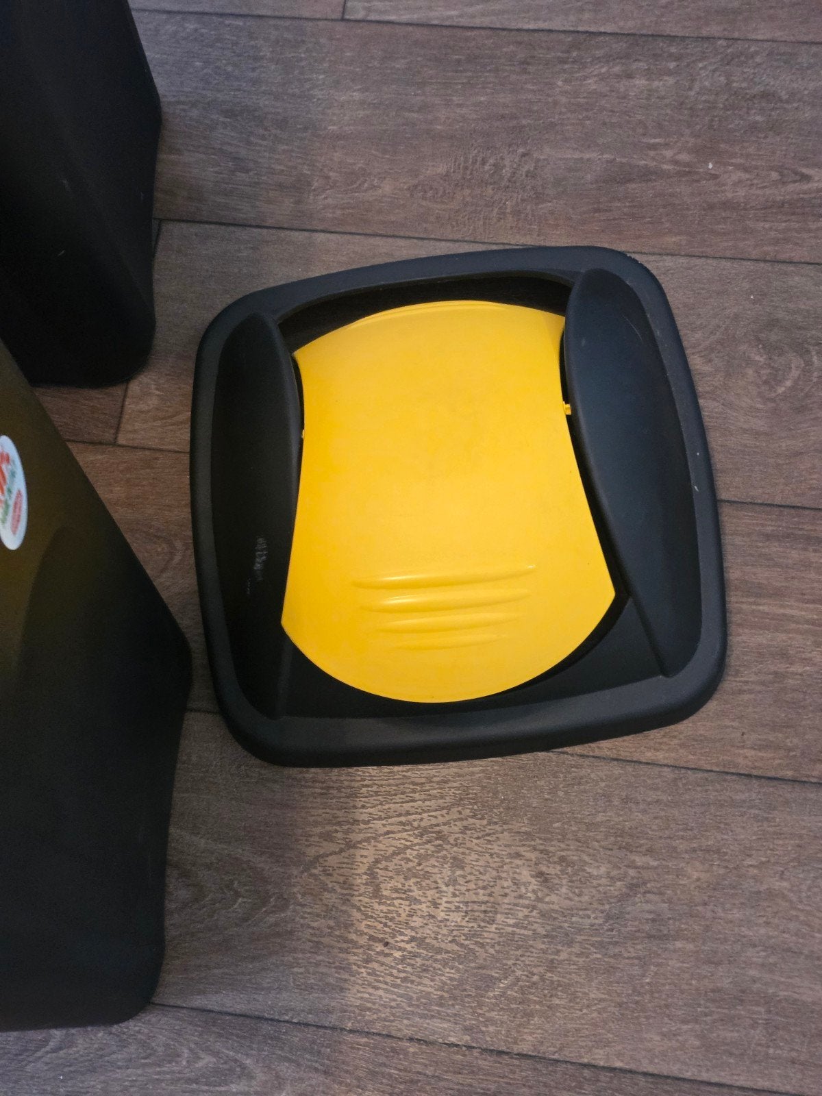 2x PromoHome afvalbak 60 liter met klapdeksel, 40 liter of meer, Ophalen of Verzenden, Gebruikt, Kunststof