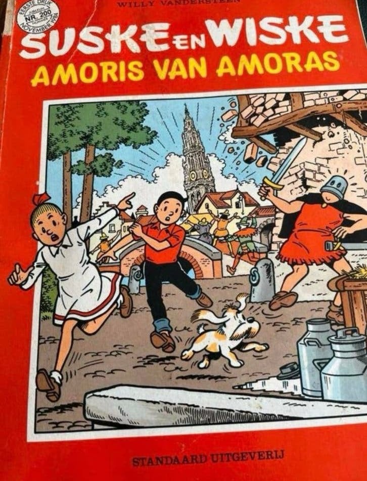 WILLY VAN DER STEEN SUSKE EN WISKE AMORIS VAN AMORAS, Eén stripboek, Ophalen of Verzenden, Gelezen