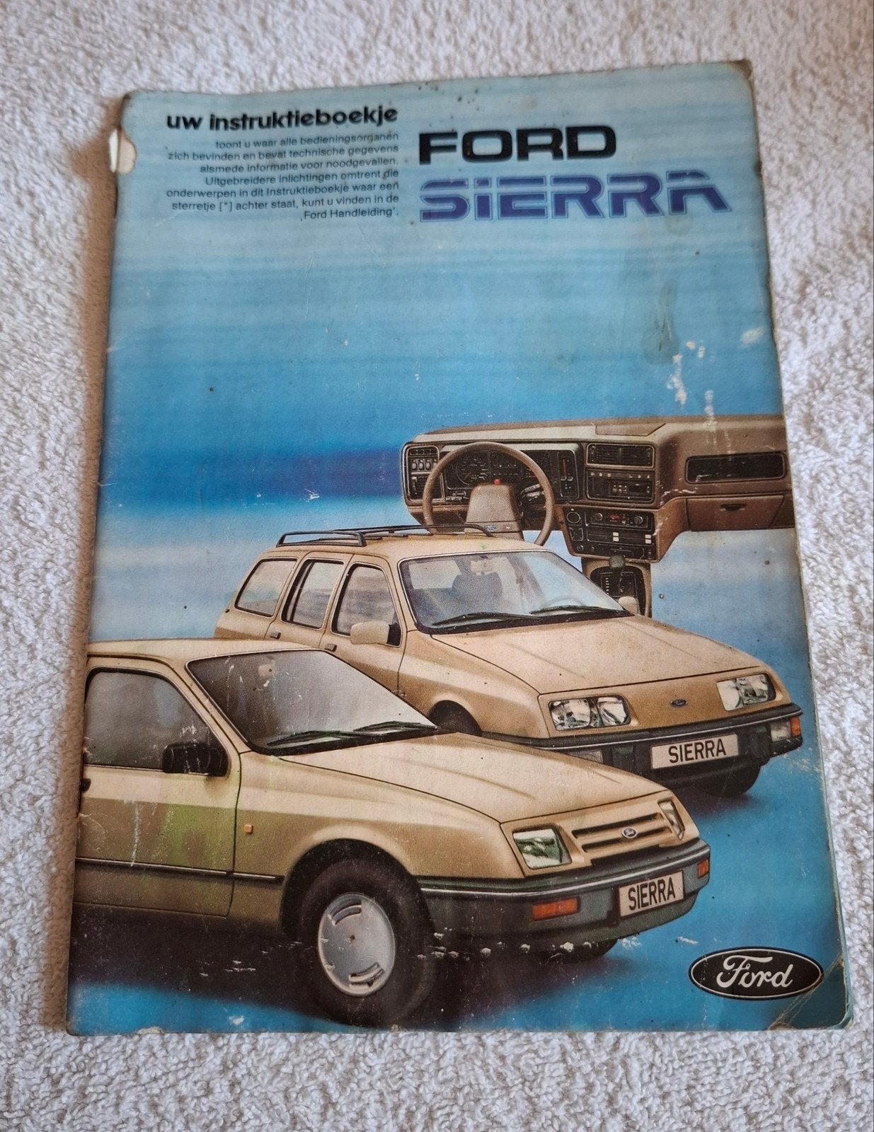 Ford Sierra Instructieboekje - Origineel (1982), Ophalen of Verzenden