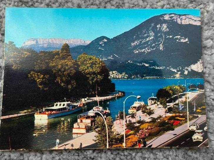 Kaart Annecy Le port et panorama sur le Parmelan (81), Ophalen of Verzenden, 1980 tot heden, Ongelopen, Frankrijk