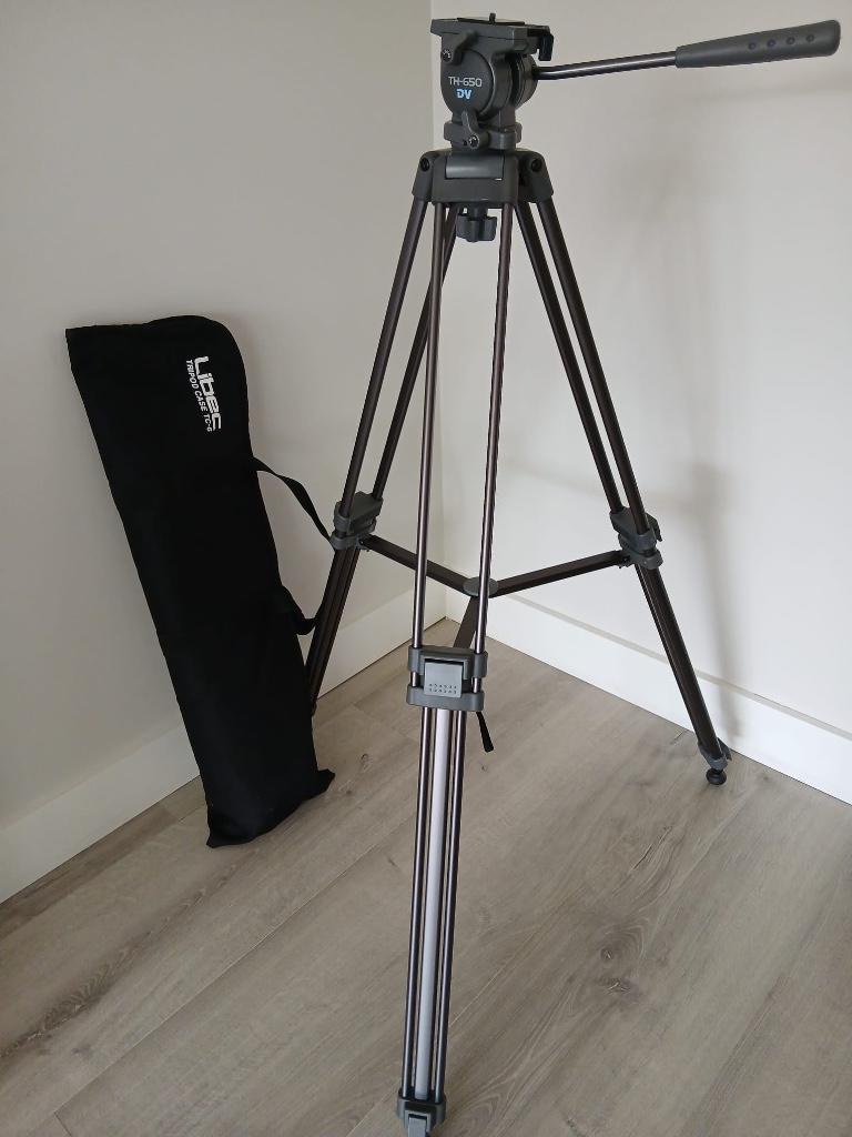 Fototoestel statief, Ophalen, Driepoot, Zo goed als nieuw, Minder dan 150 cm