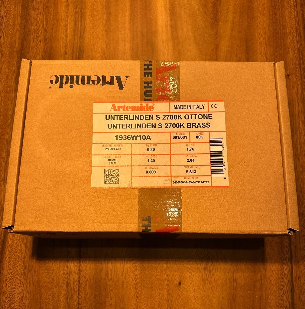 Artemide Unterlinden hanglamp (nieuw!), Nieuw, Overige fittingen, Ophalen of Verzenden, Metaal