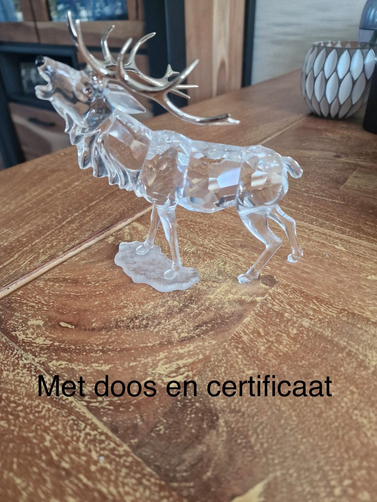 Swarovski Kristal Verzameling + Vitrinekast, Ophalen, Zo goed als nieuw