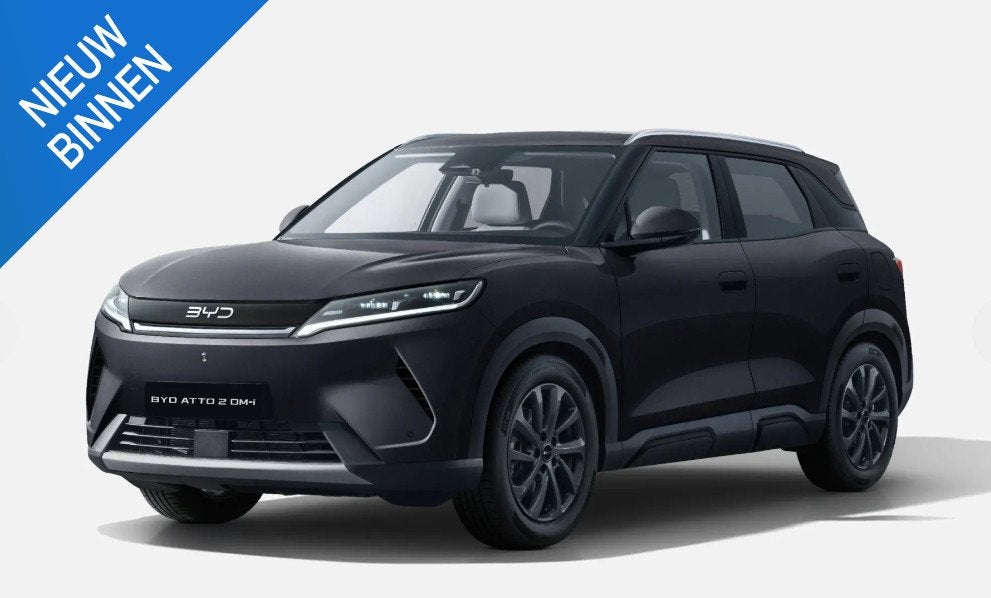 BYD ATTO 2 1.5 DM-i Boost | Extra showroom actie ! | Nieuw |, Auto's, 12 maanden, 1498 cc, Zwart, Plug-in hybride