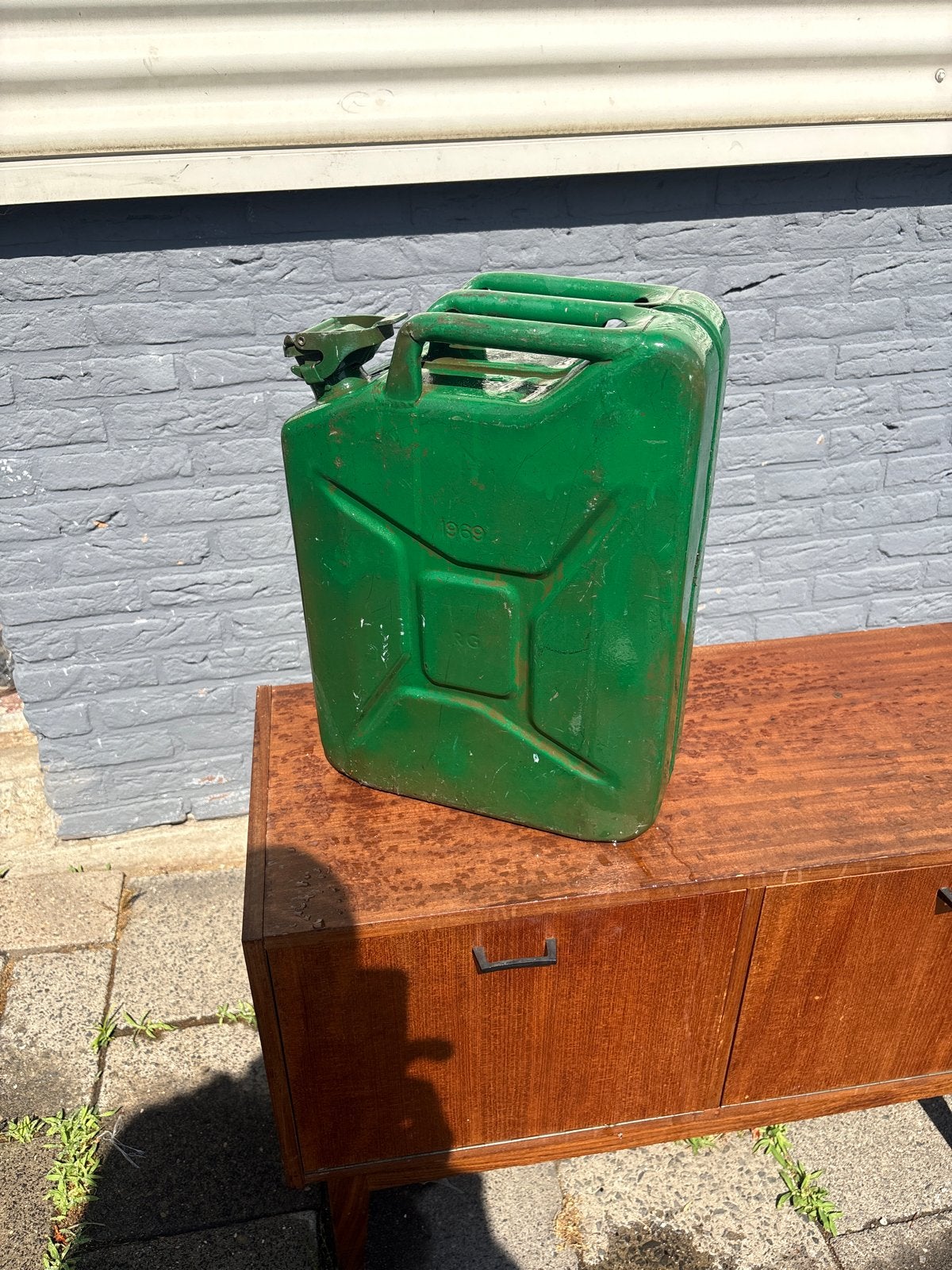Vintage Groene Jerrycan - 1969 Model, Ophalen of Verzenden, D, S, C
