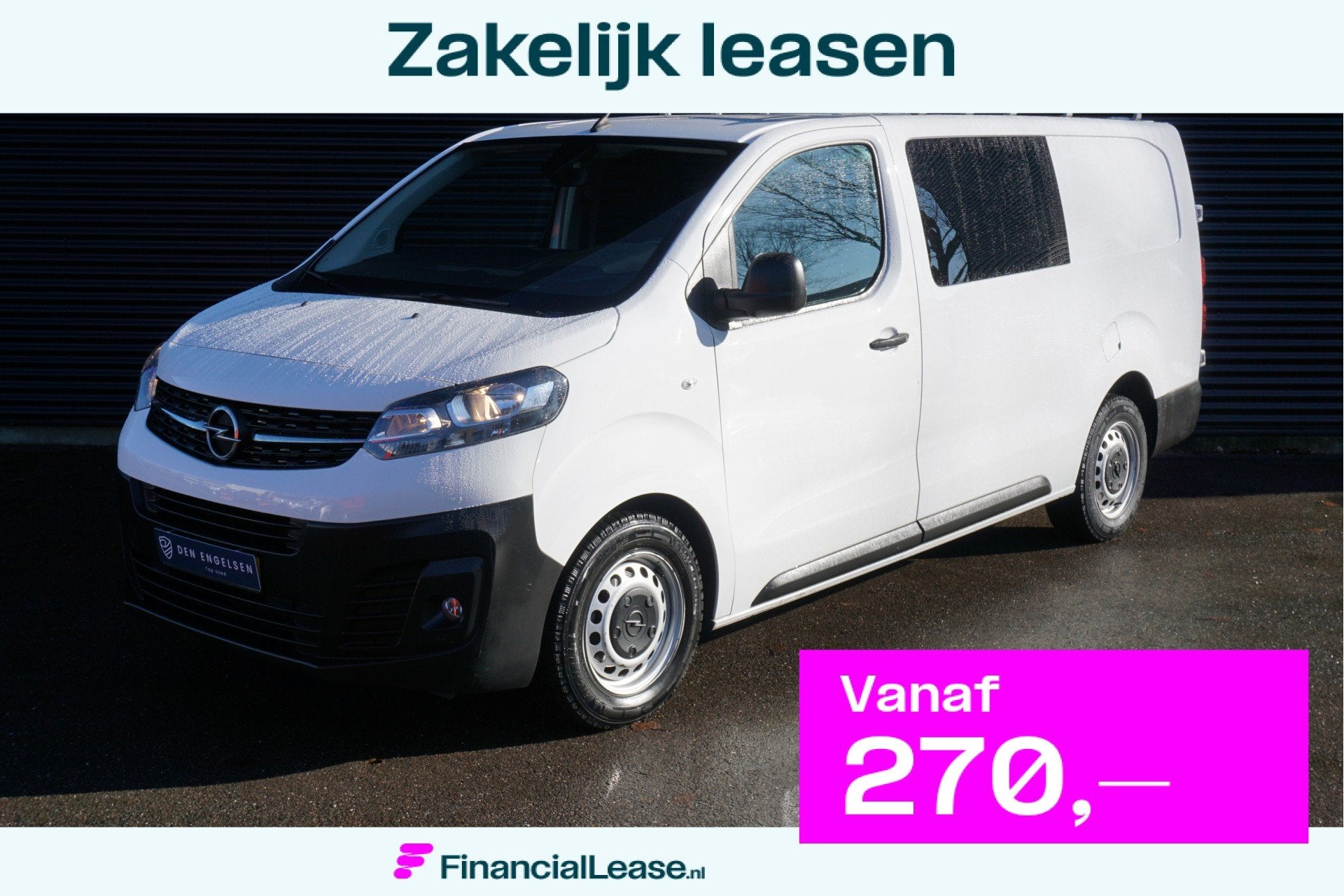 Opel Vivaro 2.0 120pk L3H1 Dubbele cabine 5-zits Navi Apple, Voorwielaandrijving, Stof, Gebruikt, 4 cilinders