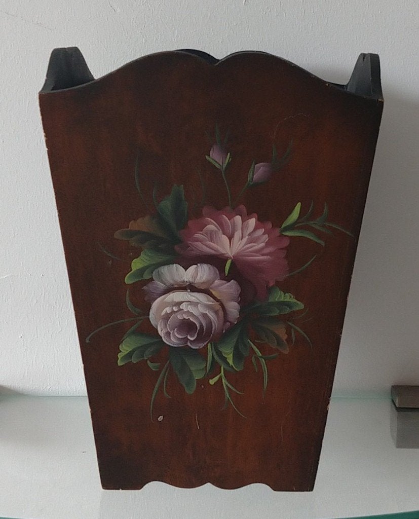 houten afvalbak, volgnr 47, Huis en Inrichting, Woonaccessoires | Prullenbakken, Overige materialen, Gebruikt, Ophalen of Verzenden