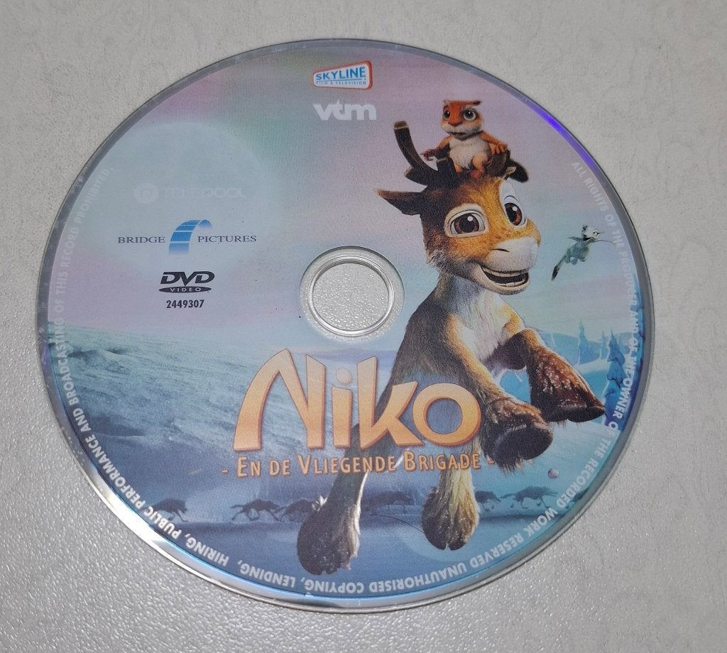 Niko en de Vliegende Brigade - Krasvrije DVD, Inclusief DVD, Animatie, Alle leeftijden, Ophalen of Verzenden