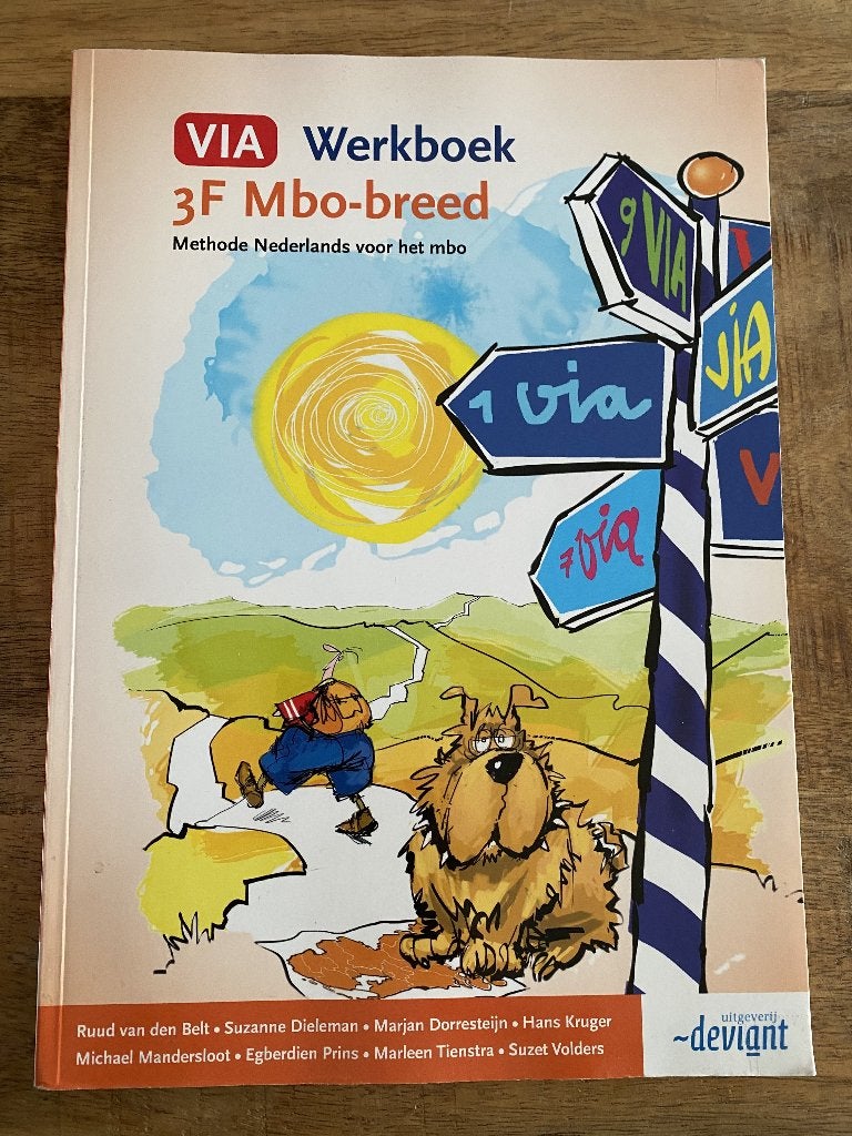 VIA Werkboek 3F Mbo-breed, Boeken, Ophalen of Verzenden, Zo goed als nieuw, Ruud van den Belt; Suzet Volders; Marleen Tienstra; Marjan Do...