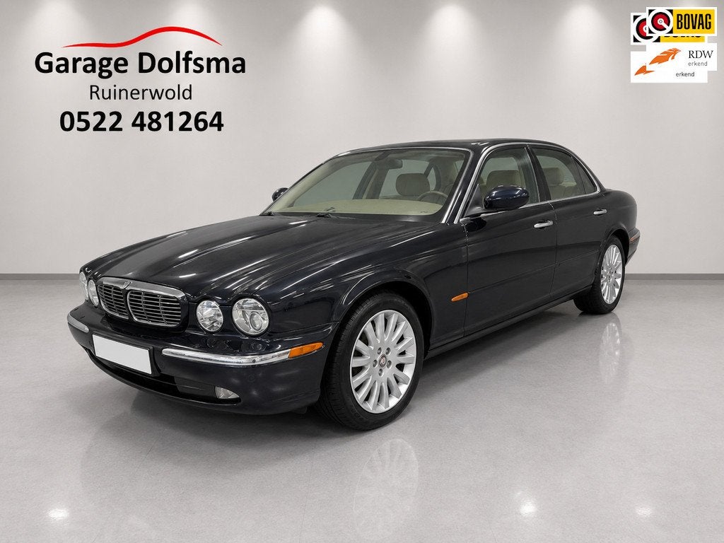 Jaguar XJ 4.2 V8 Executive, Auto's, Automaat, Achterwielaandrijving, Gebruikt, Zwart