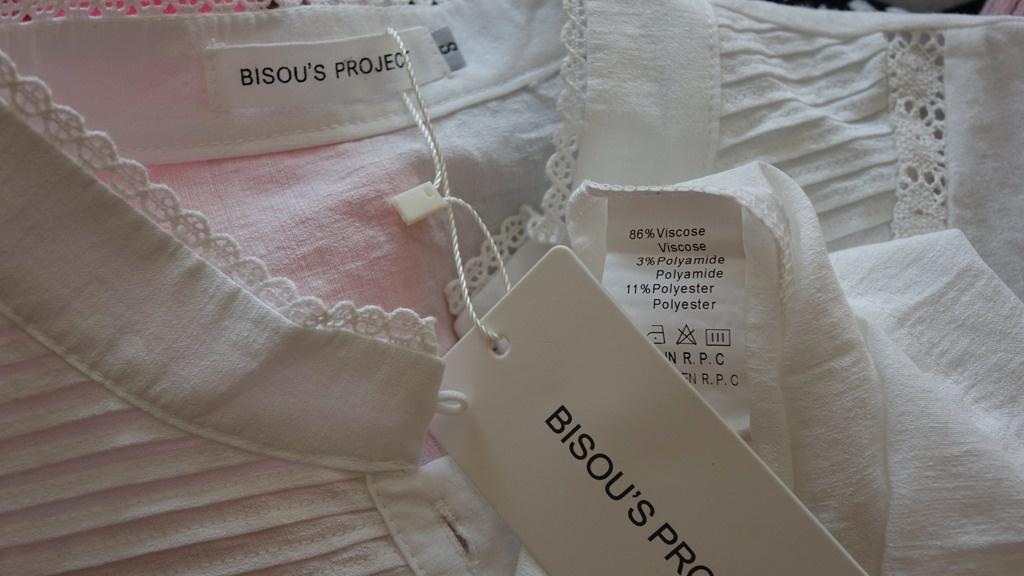 nieuwe witte nette BISOU`S PROJECT bloes met kant, Kleding | Dames, Blouses en Tunieken, Verzenden, Wit, Nieuw, Maat 36 (S)