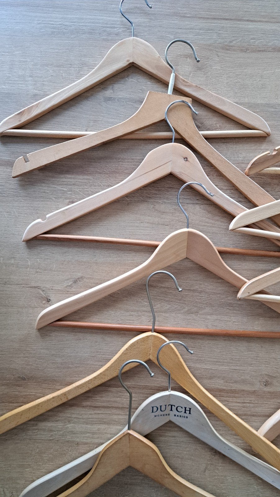 Houten kleerhangers, Ophalen of Verzenden, Hout