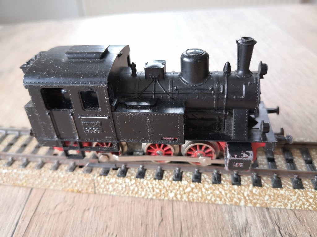 modeltrein Ho Marklin stoom lokomotief, getest en ok, Overige merken, Gebruikt, Ophalen of Verzenden, Gelijkstroom