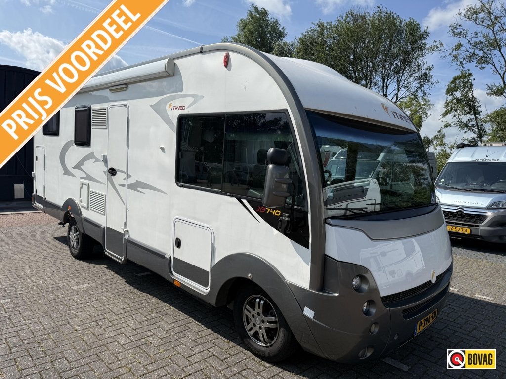 Itineo JB 740 Enkele Bedden Hefbed 2010, Caravans en Kamperen, Campers, Ringverwarming, Fiat, Bedrijf, ABS