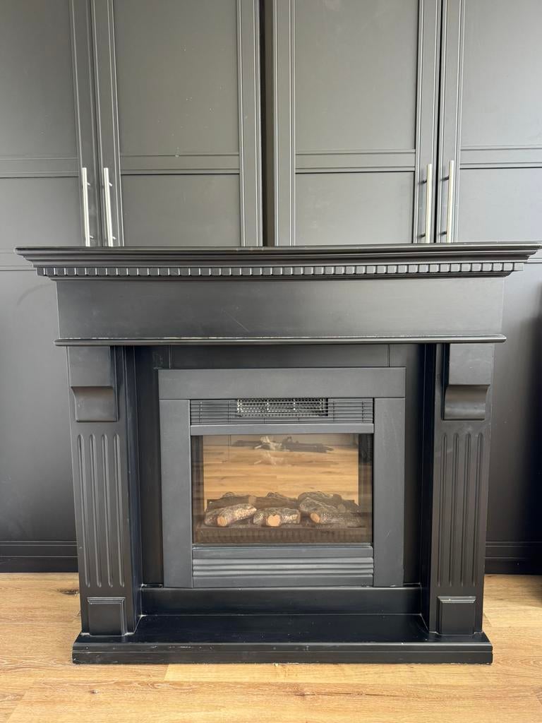 Elektrische openhaard Classic Fire decoratie, Ophalen, Gebruikt, Vrijstaande haard, Elektrische haard