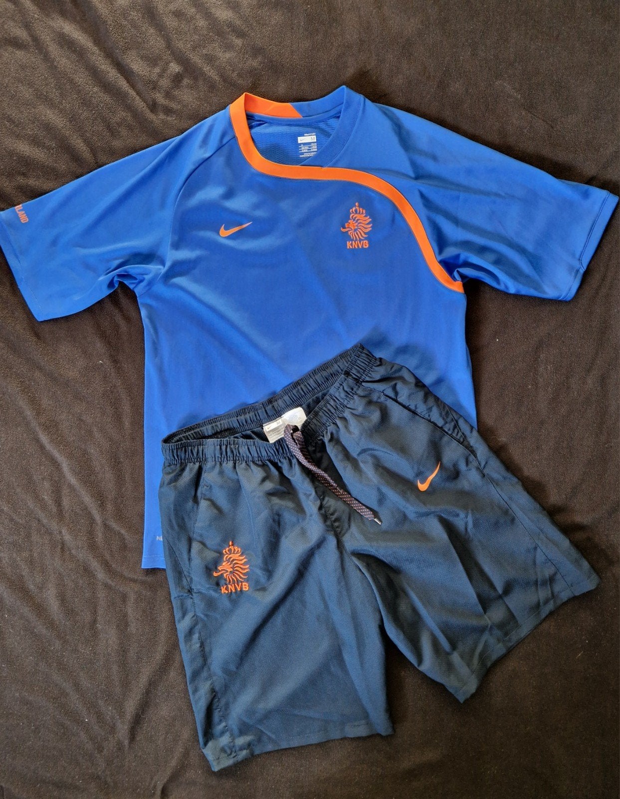 Nederlands elftal tenue broekje en shirt 2008 KNVB Oranje, Kleding | Heren, Maat 48/50 (M), Nike, Oranje, Ophalen of Verzenden